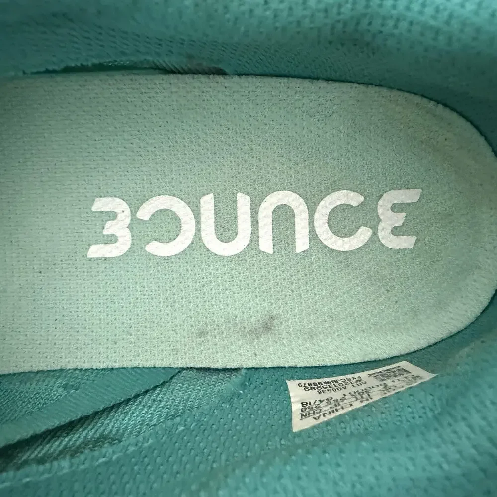 Adidas Aerobounce Shoes Womens‎ Size 8.5 Teal Mint Running Mesh Bounce Sneakers